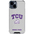 Texas Christian University Horned Frogs Logo Print iPhone 15 Clear Case